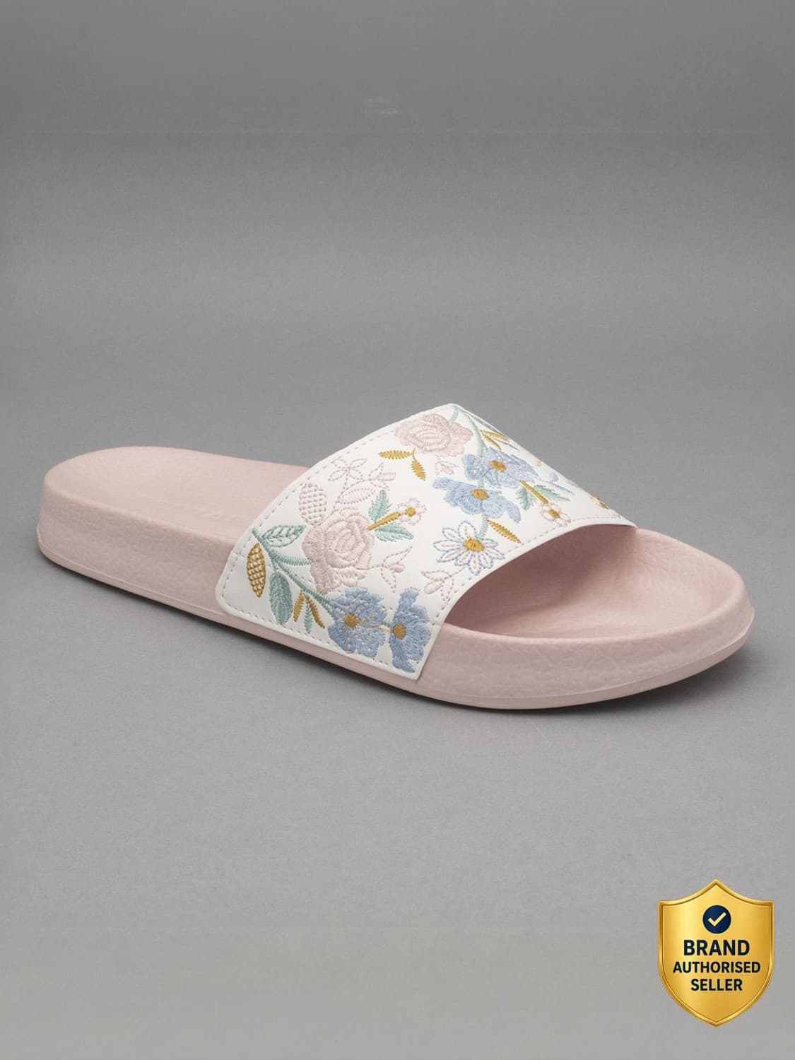 Women Slides (Pink , 7)