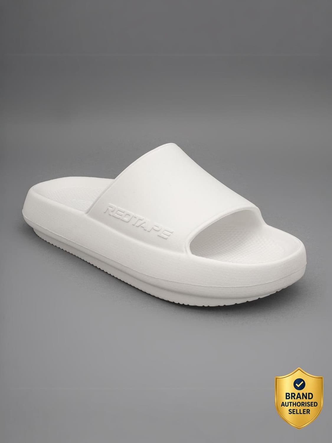 Men Flip Flops (White , 8)