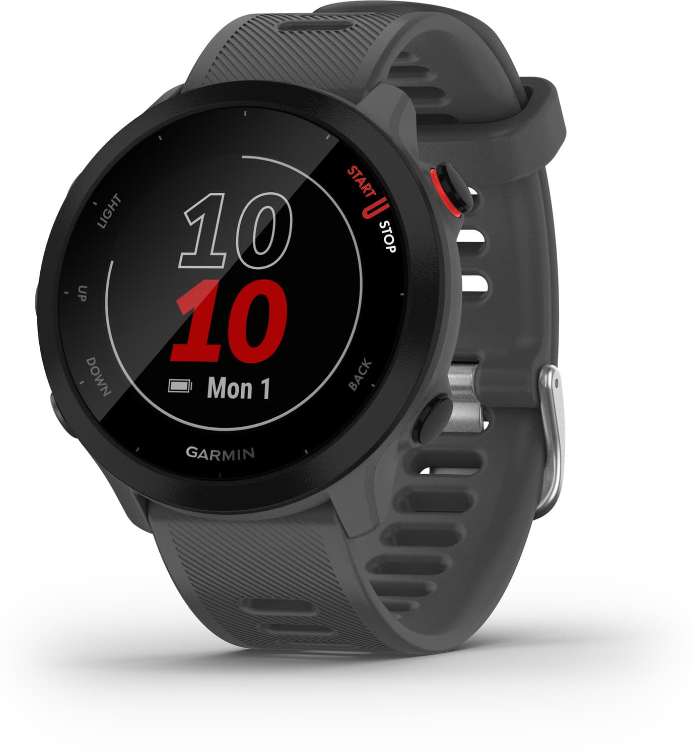 GARMIN Forerunner 55 Smartwatch (Grey Strap, M)