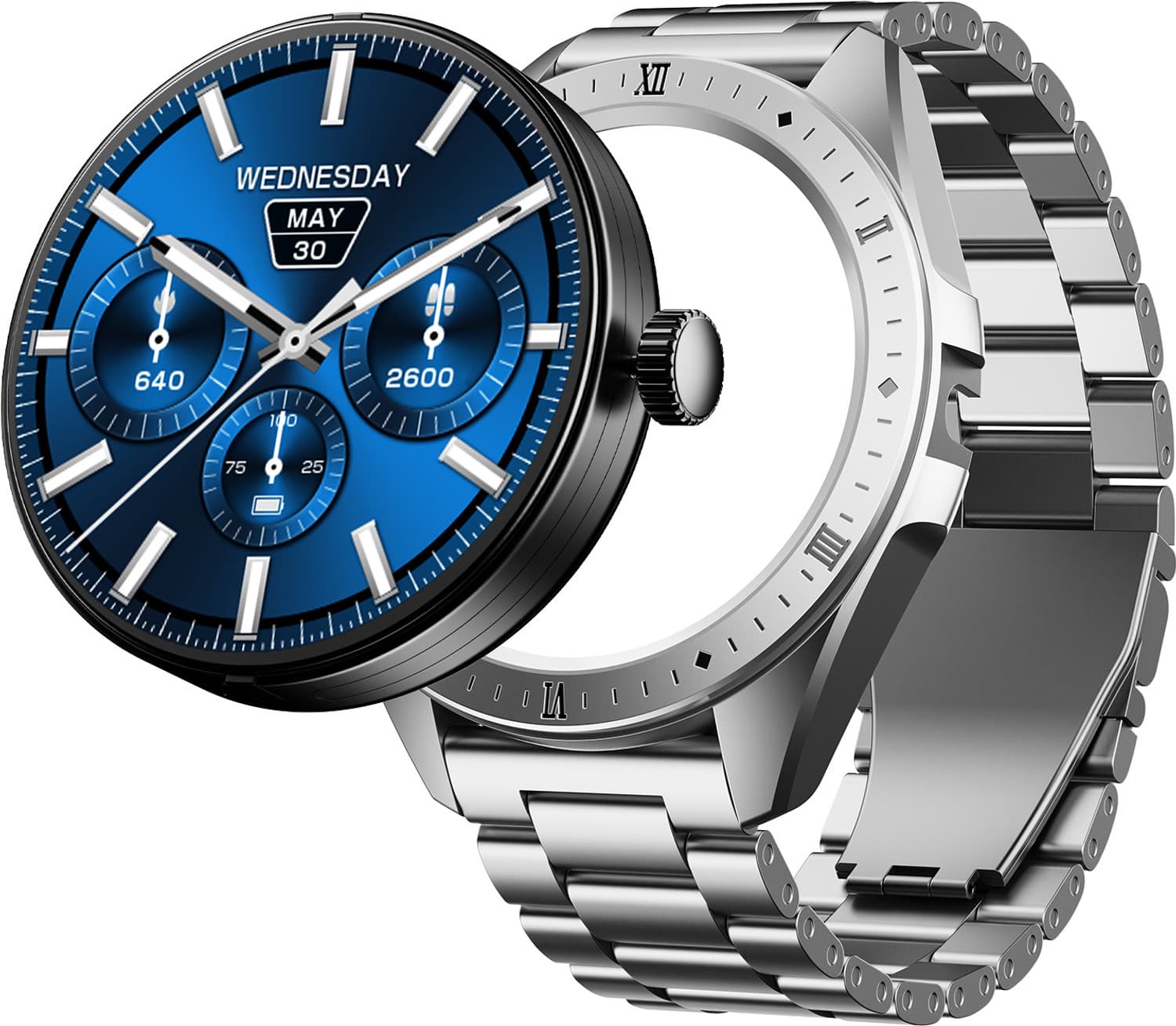 boAt Enigma Switch w/ Switchable Case, 1.39" HD Display, BT Calling & Premium Design Smartwatch
