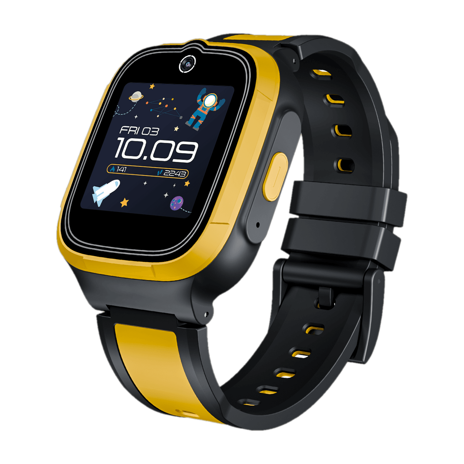 boAt Wanderer Smart w/ Inbuilt GPS, Geo-Fencing, Video & Voice Calls for Kids Smartwatch