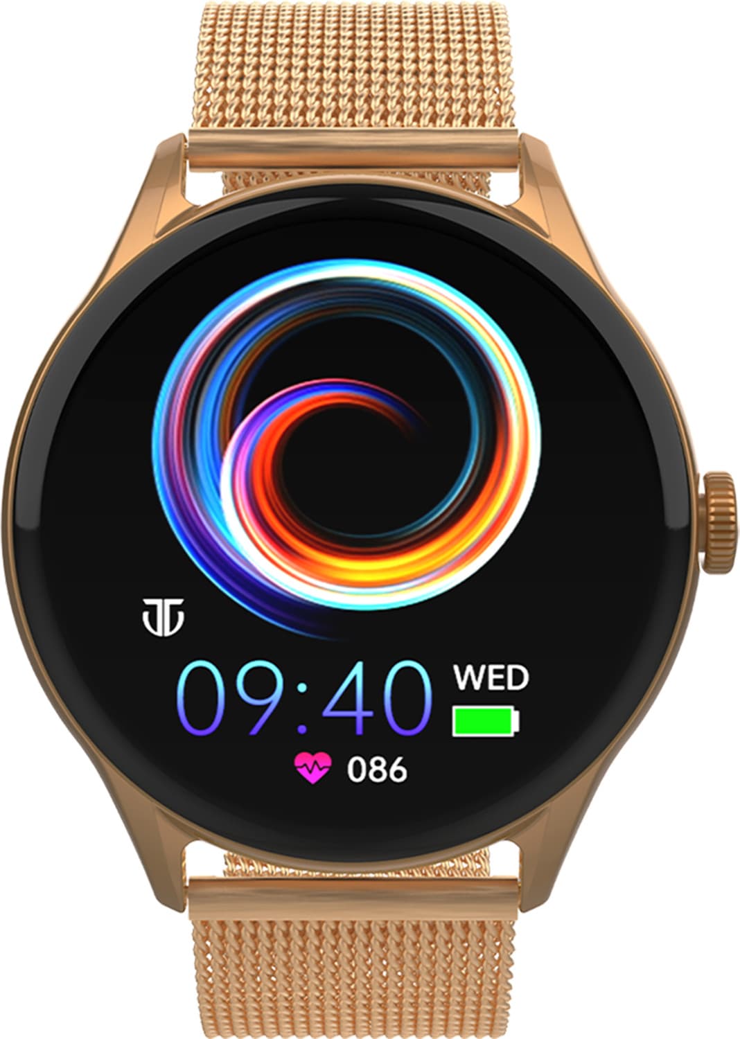 Titan Evoke with 1.43" AMOLED Display,1000 Nits Brightness,Rotating Crown,BT Calling Smartwatch