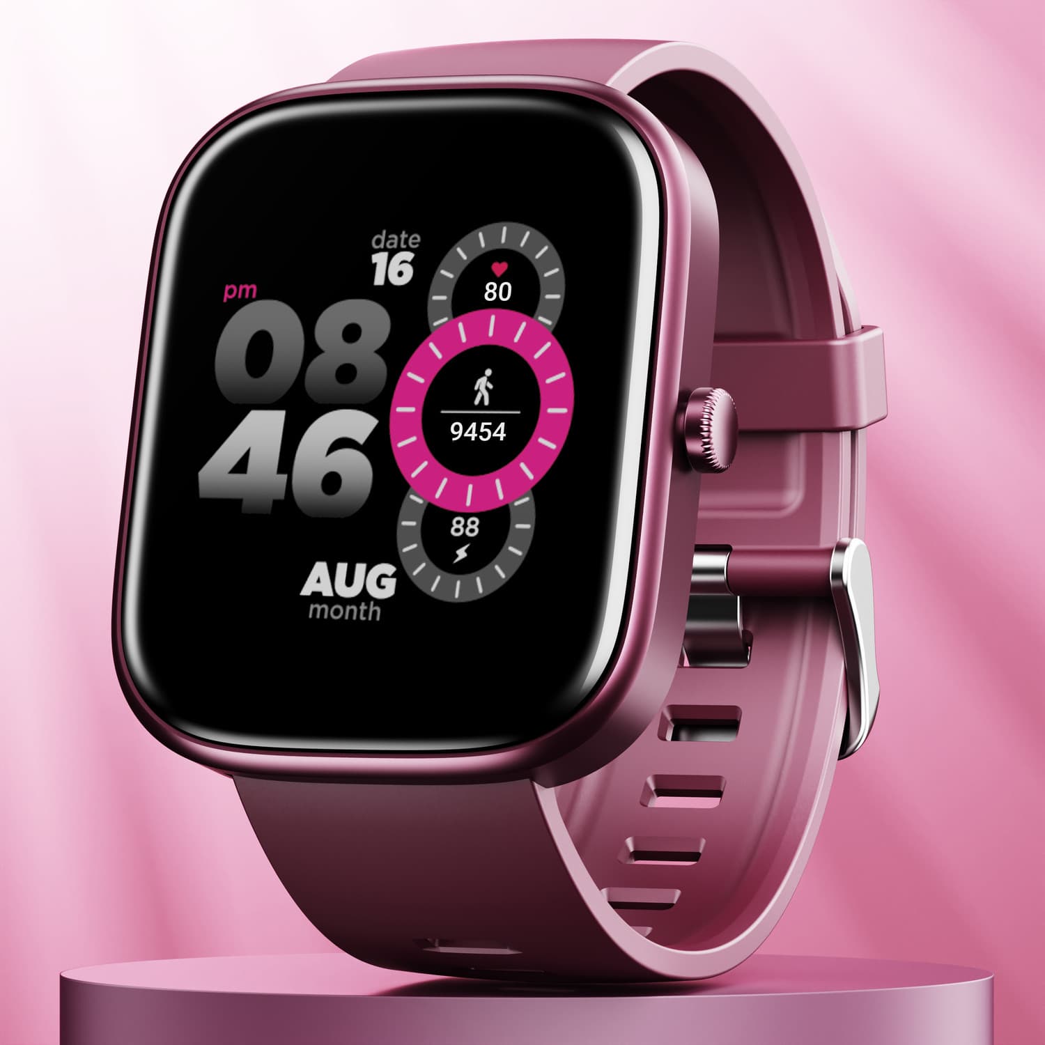 boAt Ultima Prism with 1.96" AMOLED Display,BT Calling,boAt Coins & Watch Face Studio Smartwatch