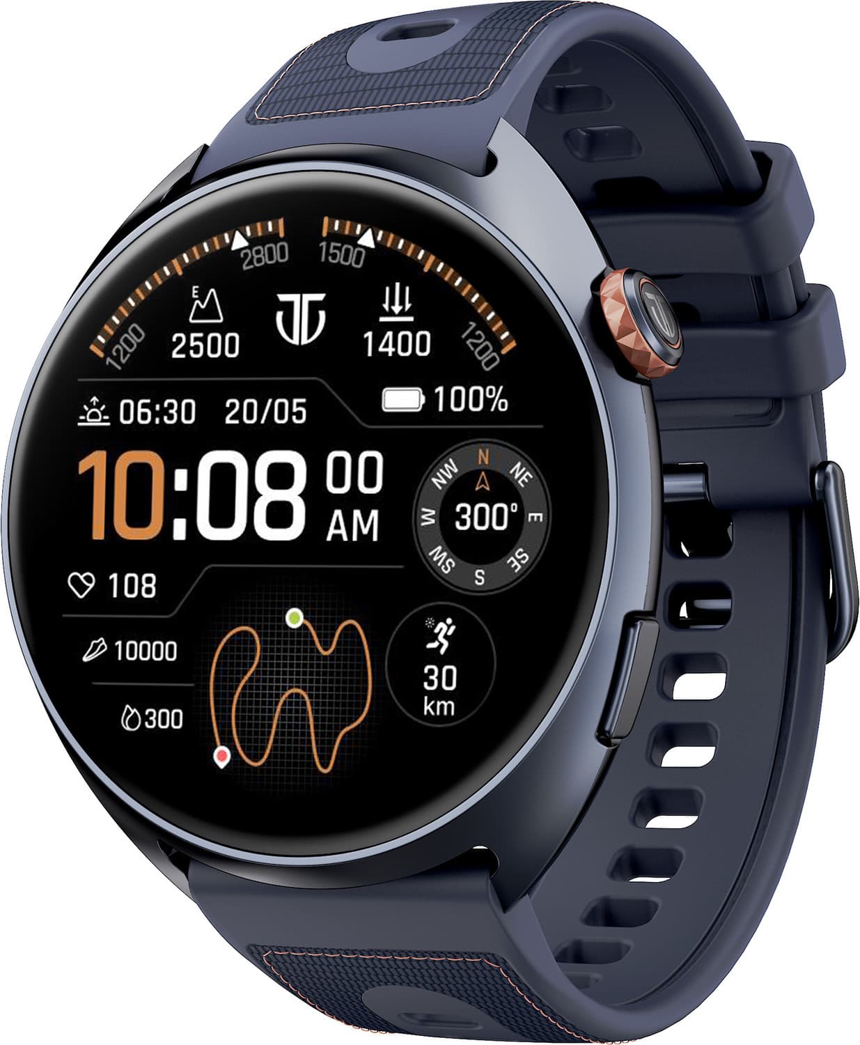 TITAN Celestor 2.0 Smartwatch (Blue Strap, Free Size)