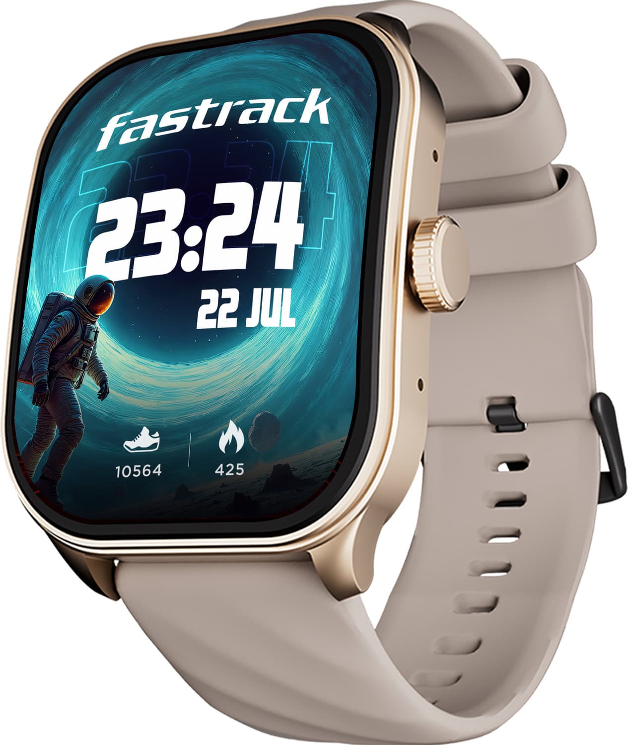 Fastrack Revoltt FS1 Pro|World's First,1.96" Super AMOLED|Highest Resolution|BT Calling Smartwatch