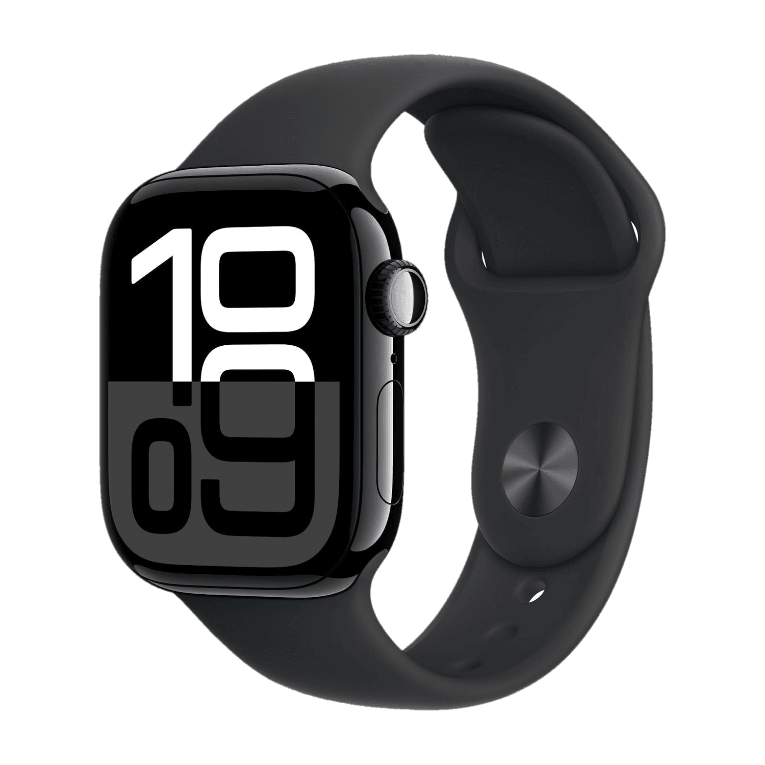 Apple Watch Series 10 GPS 42mm Jet Black Aluminium with Sport Band