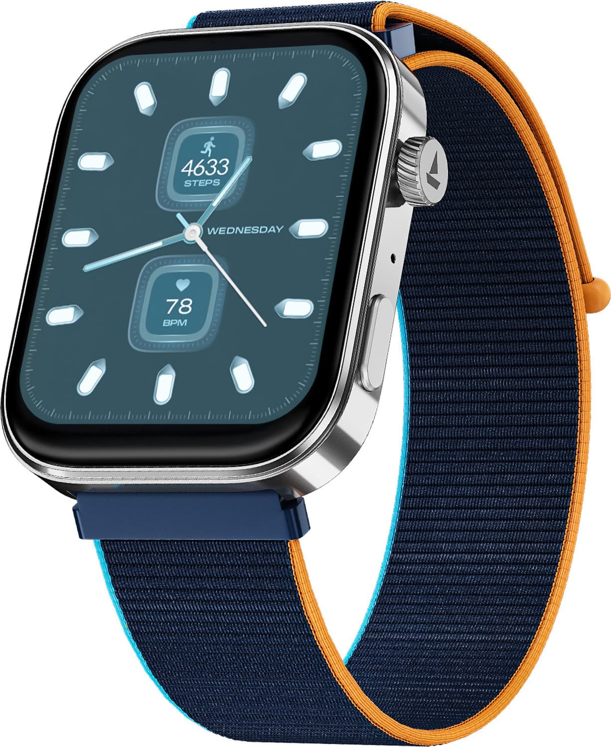 boAt Chrome Endeavour,1.96 AMOLED Display,AI Coach Health Insights,HRV,VO2 Max,IP68 Smartwatch