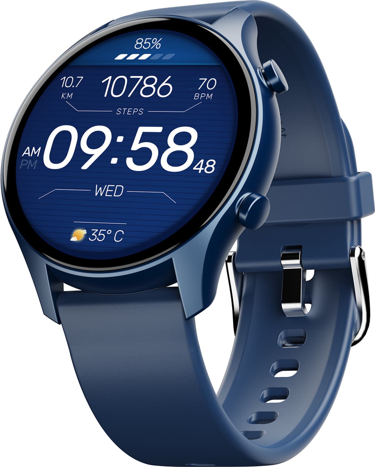 boAt Lunar Connect Plus w/ 3.63 cm(1.43')' AMOLED Display, BT Calling & Sports Modes Smartwatch