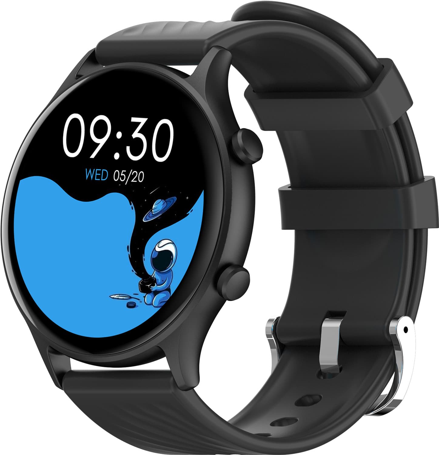 Fire-Boltt Legend Bluetooth Calling with 1.39'' Round Dial, Dual Button Technology Smartwatch