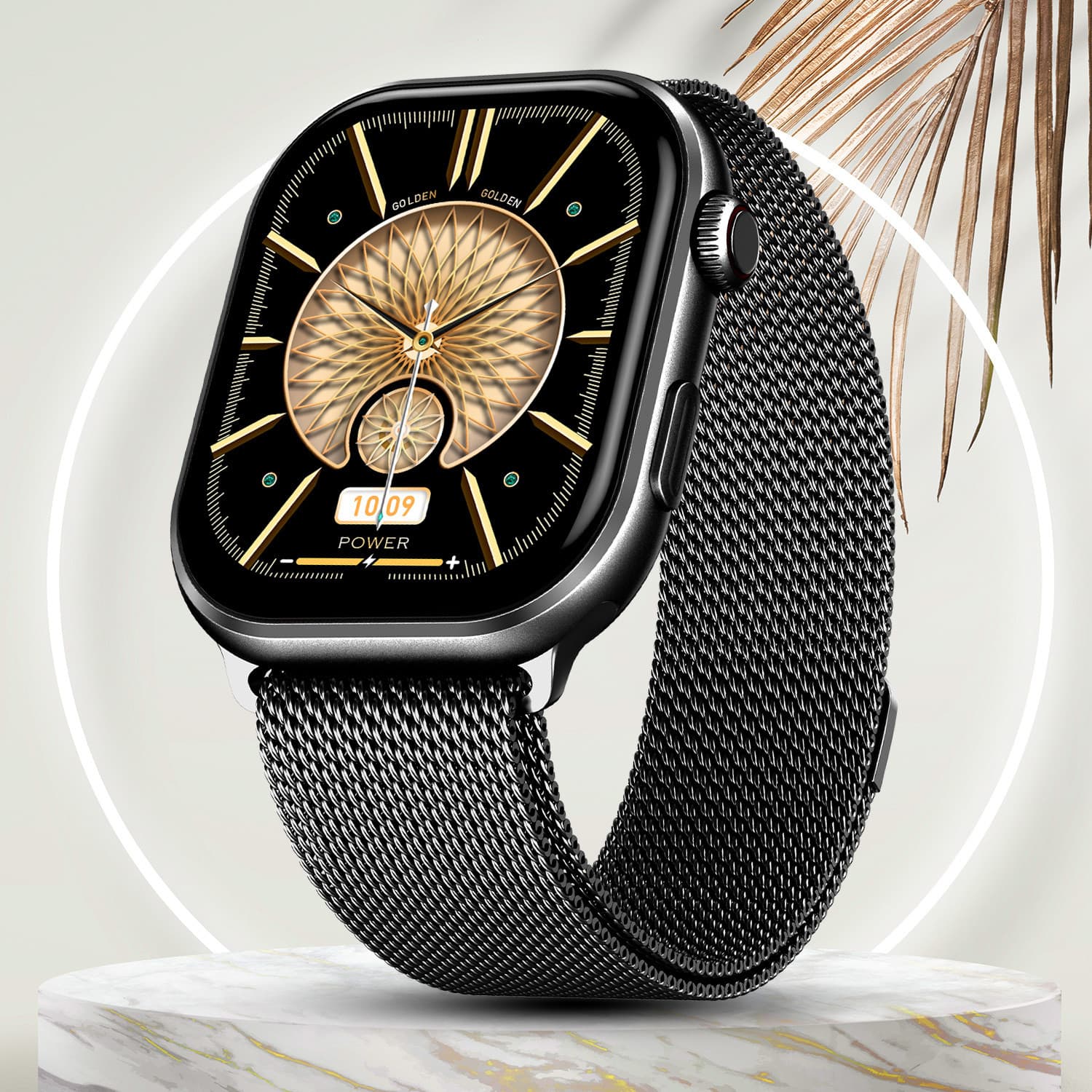 Fire-Boltt Brillia Pro 51.3mm (2.02) Largest AMOLED Display, Bluetooth Calling,Premium Look Smartwatch