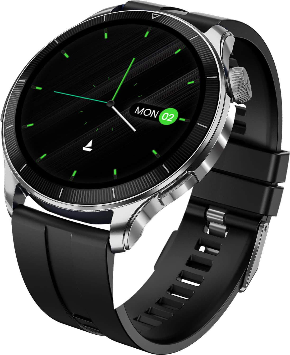 boAt Chrome Eon,AI Coach Health Insights,1.43inchAMOLED Display,Advanced S1 Processor Smartwatch