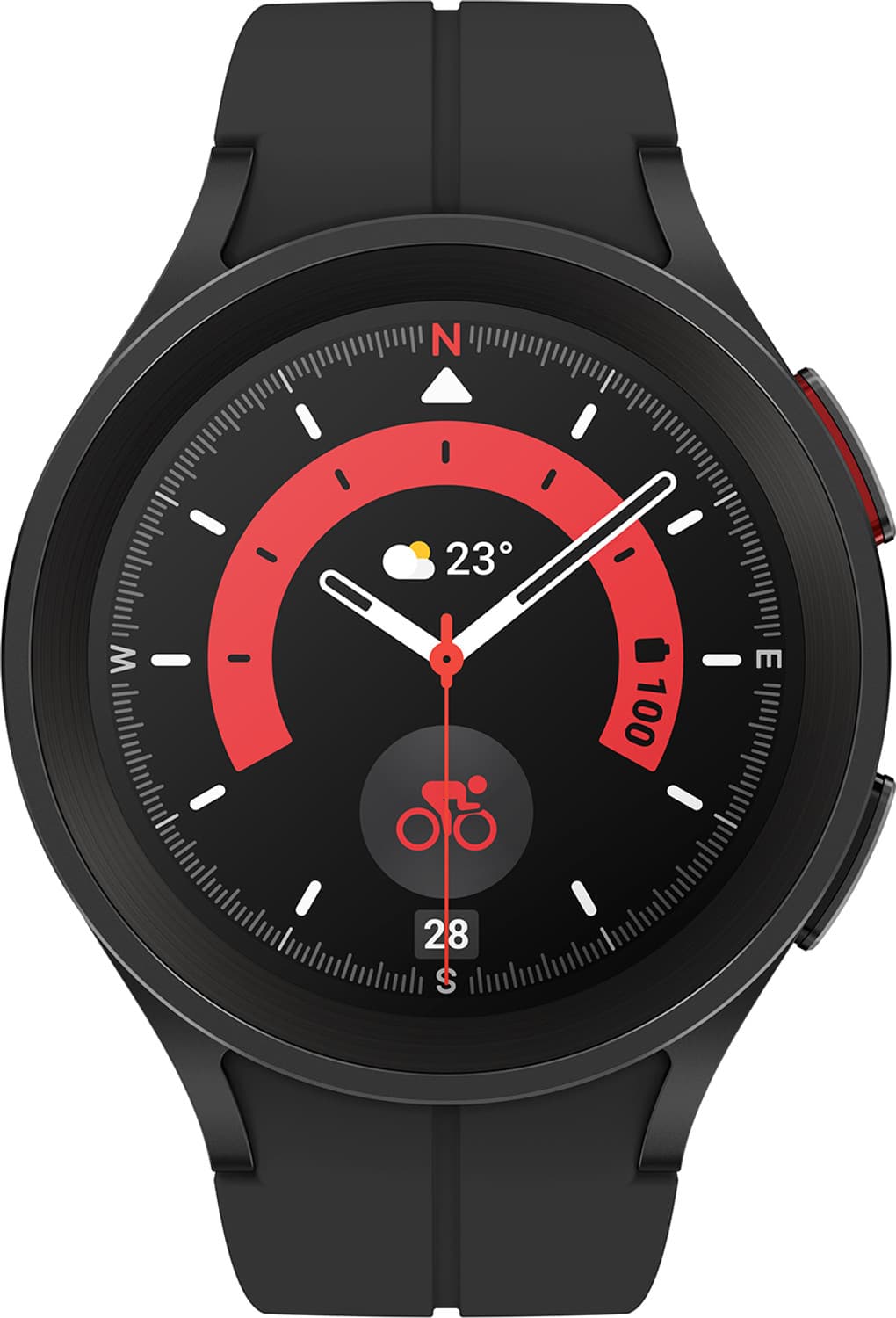 SAMSUNG Watch 5 pro45mmSuper AMOLED displayLTE callingwith advanced GPS tracking
