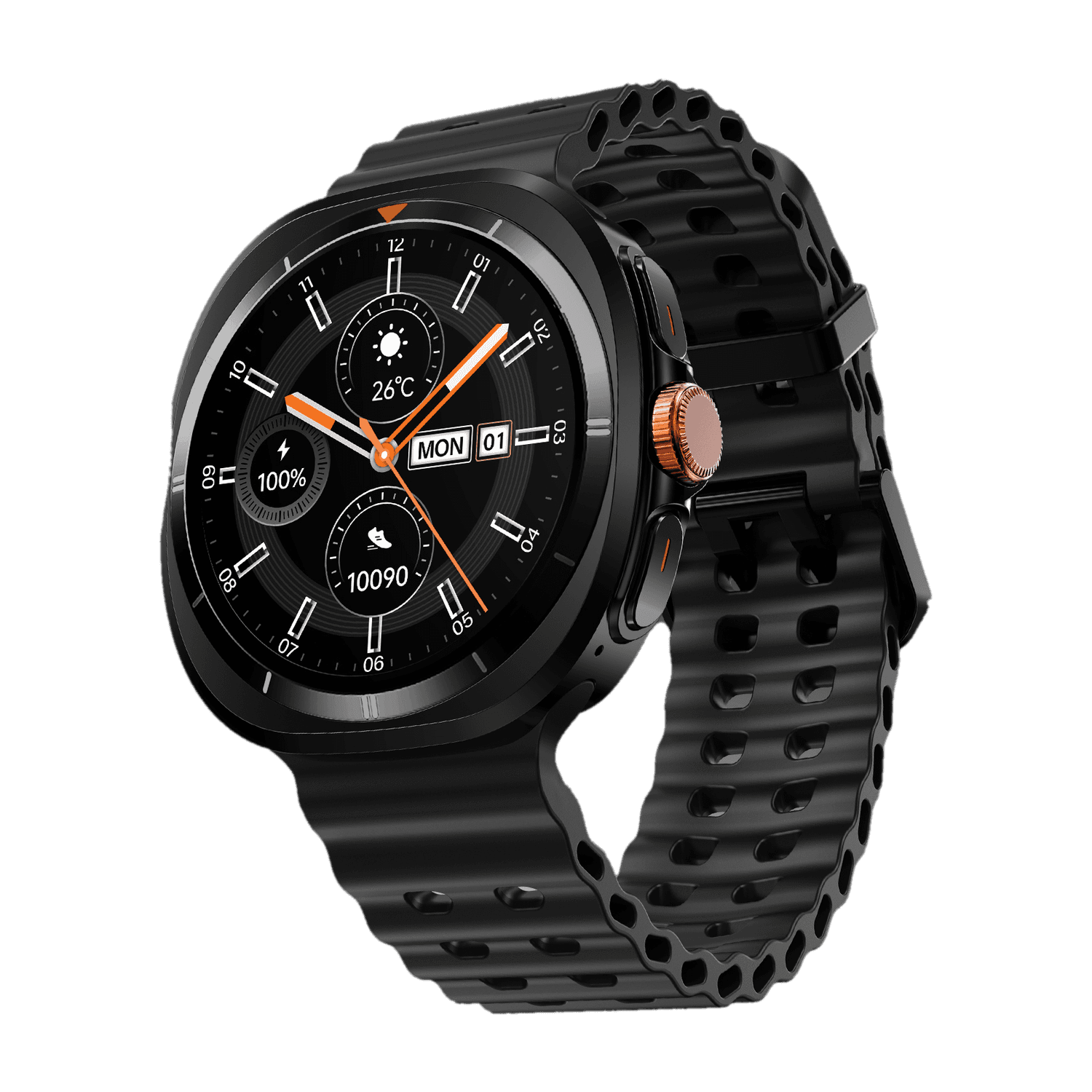 Fire-Boltt Axiom 1.43" AMOLED Display Smartwatch BT Calling, Wireless Charging & Metal Case Smartwatch