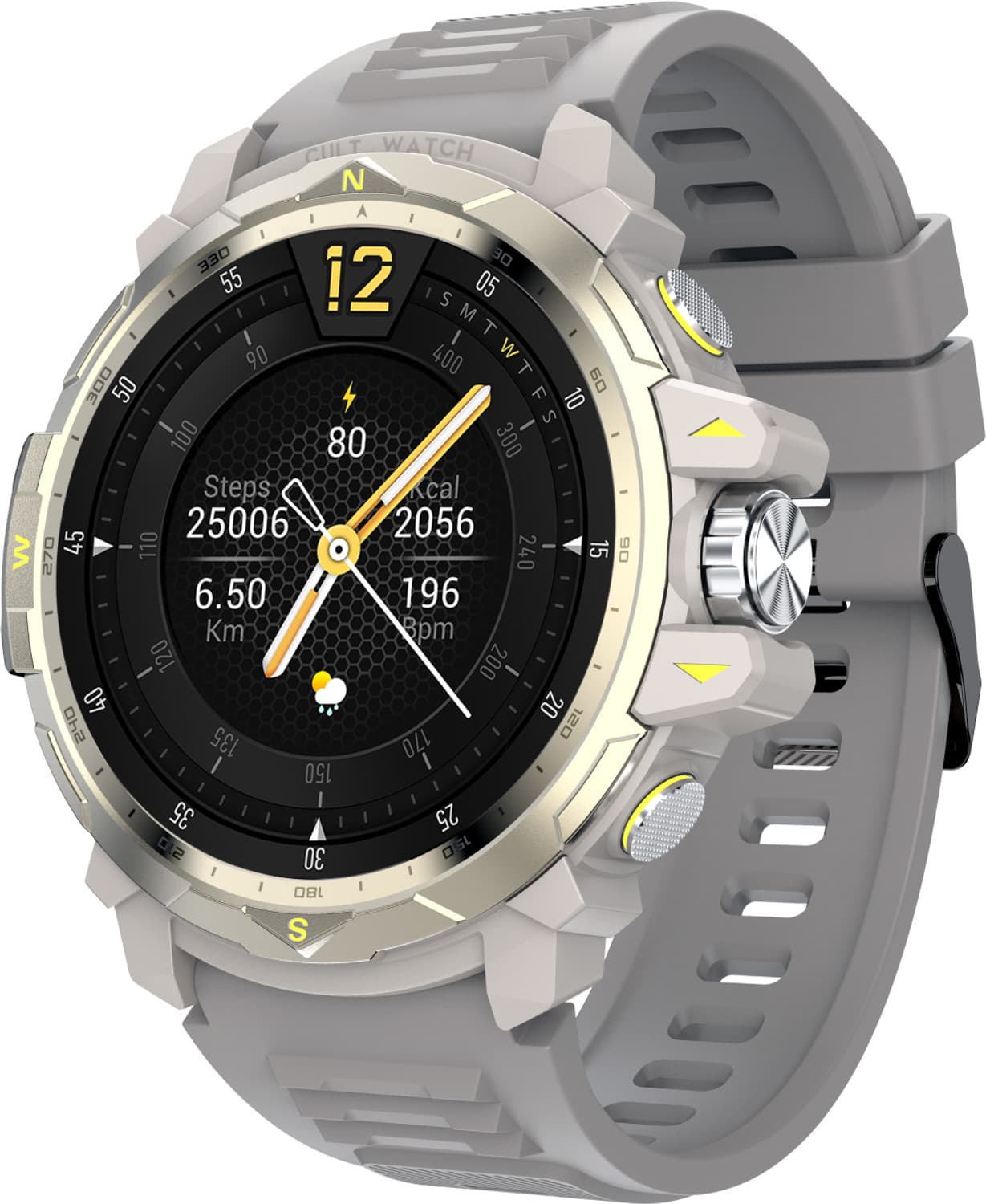 Cult Ranger XR Ultra 1.52" Amoled, Outdoor Rugged, AOD, GoogleFit & Strava Integrated Smartwatch
