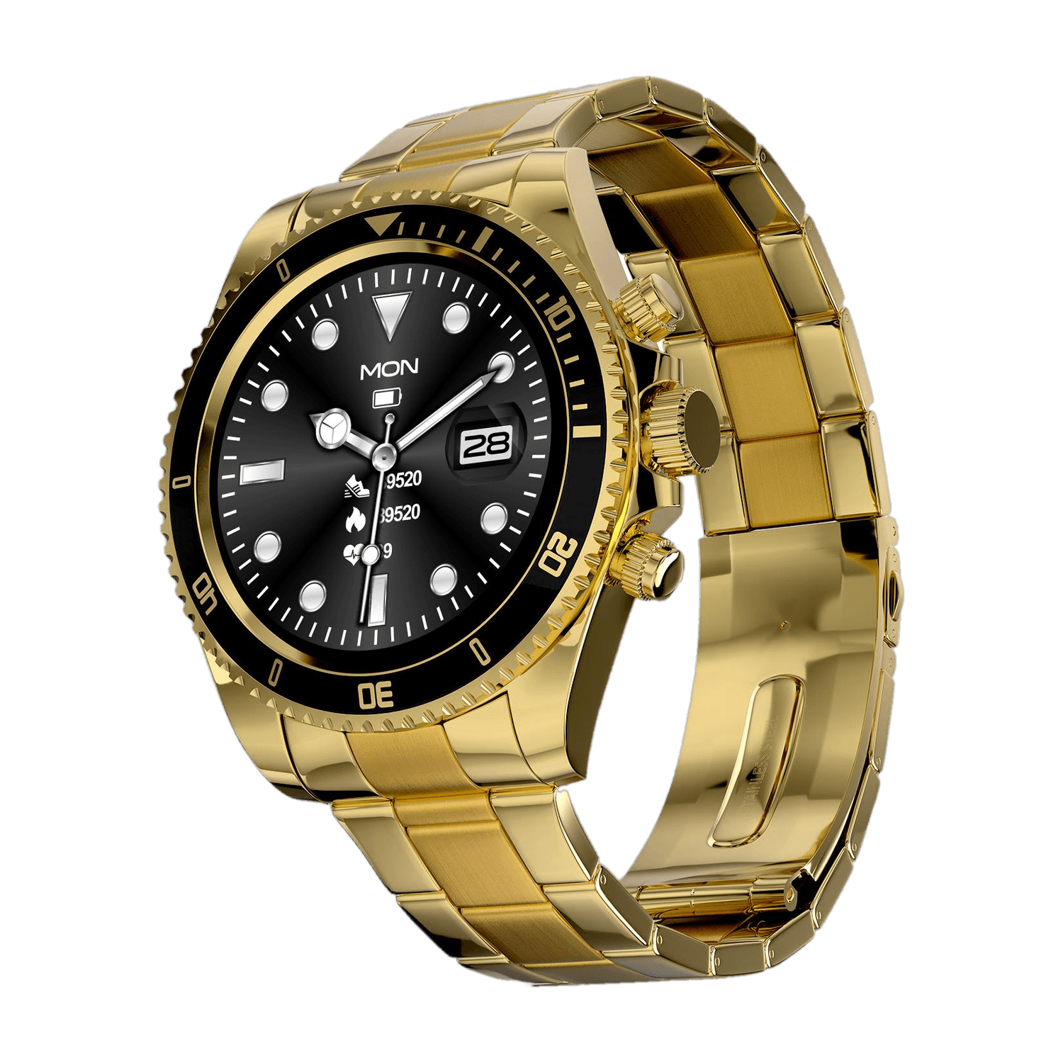 Fire-Boltt Astra Luxury Stainless Steel Smart Watch, Bluetooth Calling with 1.28 Display Smartwatch