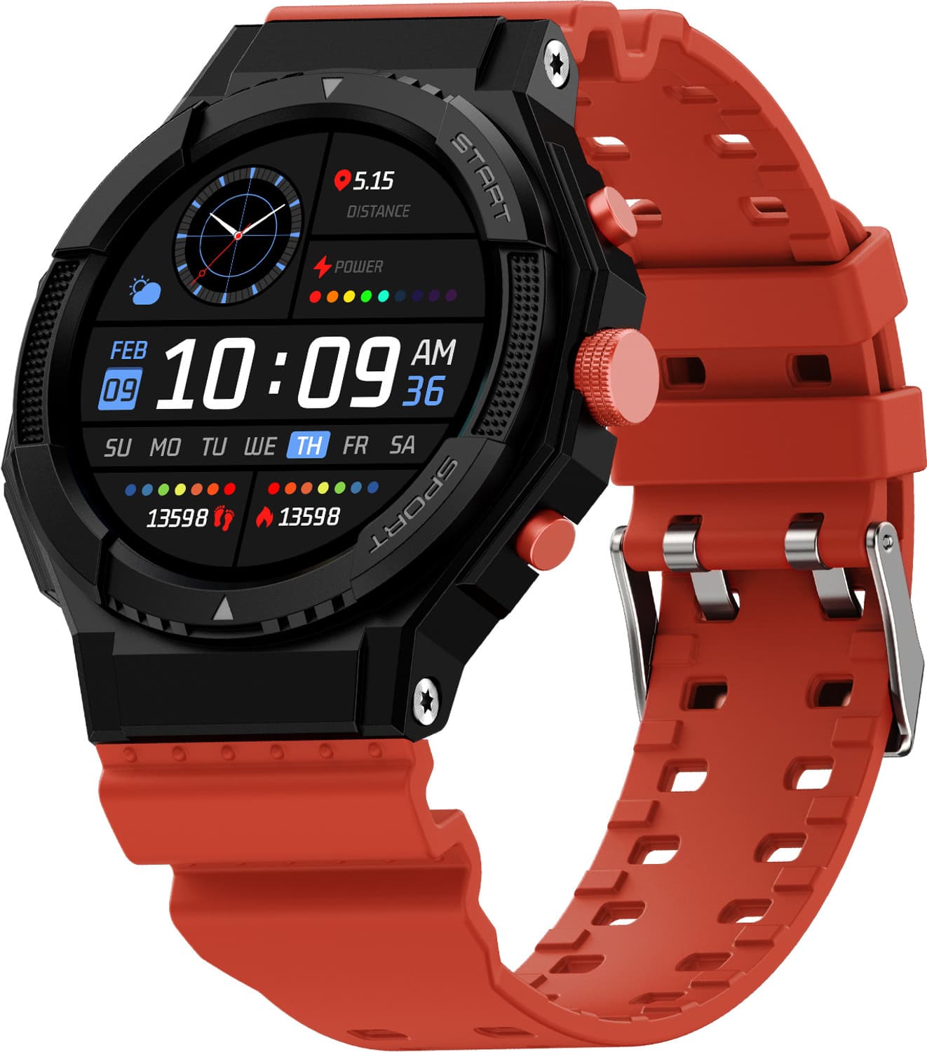 Fire-Boltt Expedition GPS Inbuilt Smart Watch, Bluetooth Calling 1.39 Display & 120+ Sports Smartwatch