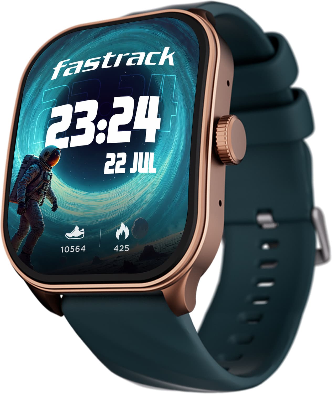 Fastrack Revoltt FS1 Pro|World's First,1.96" Super AMOLED|Highest Resolution|BT Calling Smartwatch