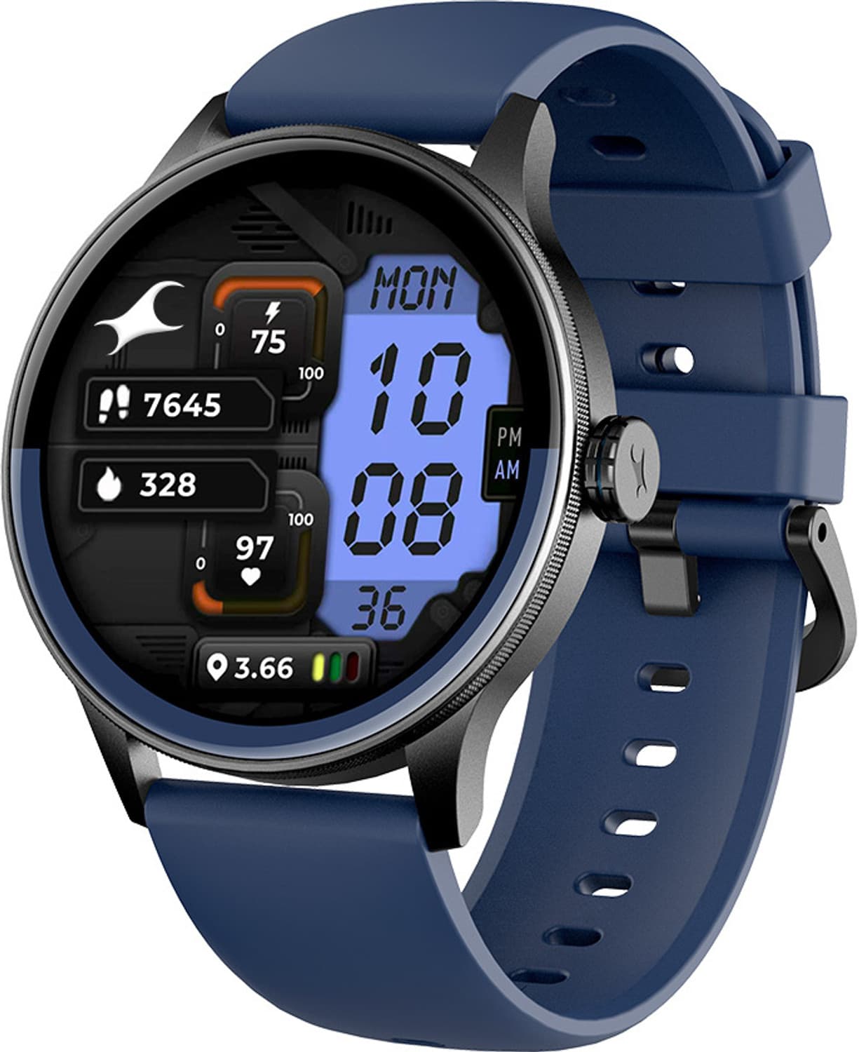 Fastrack Smart Jupiter R3 Pro Smartwatch (Blue Strap, Free Size)