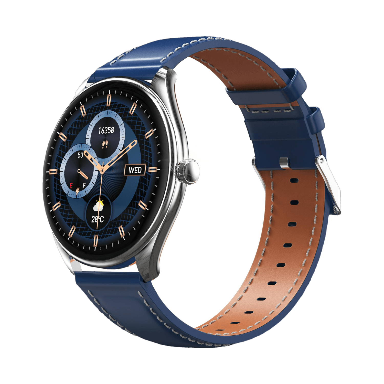 Pebble Royale Legend Slimmest Design,1.43''Amoled Display, BT Calling, Premium Built Smartwatch