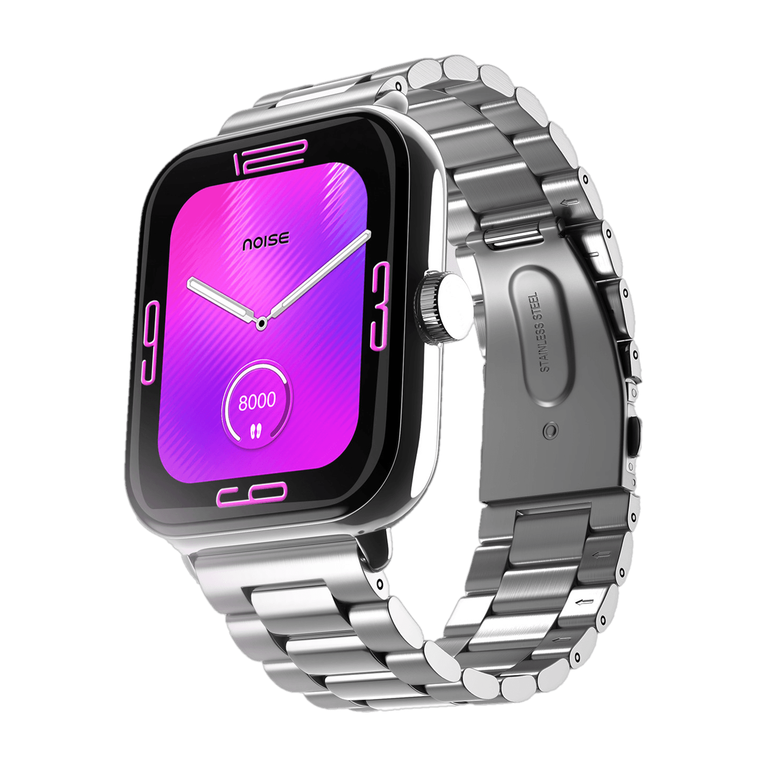 Noise Icon 3 Plus with 2" HD Display, Metal Dial, Functional Crown Smartwatch
