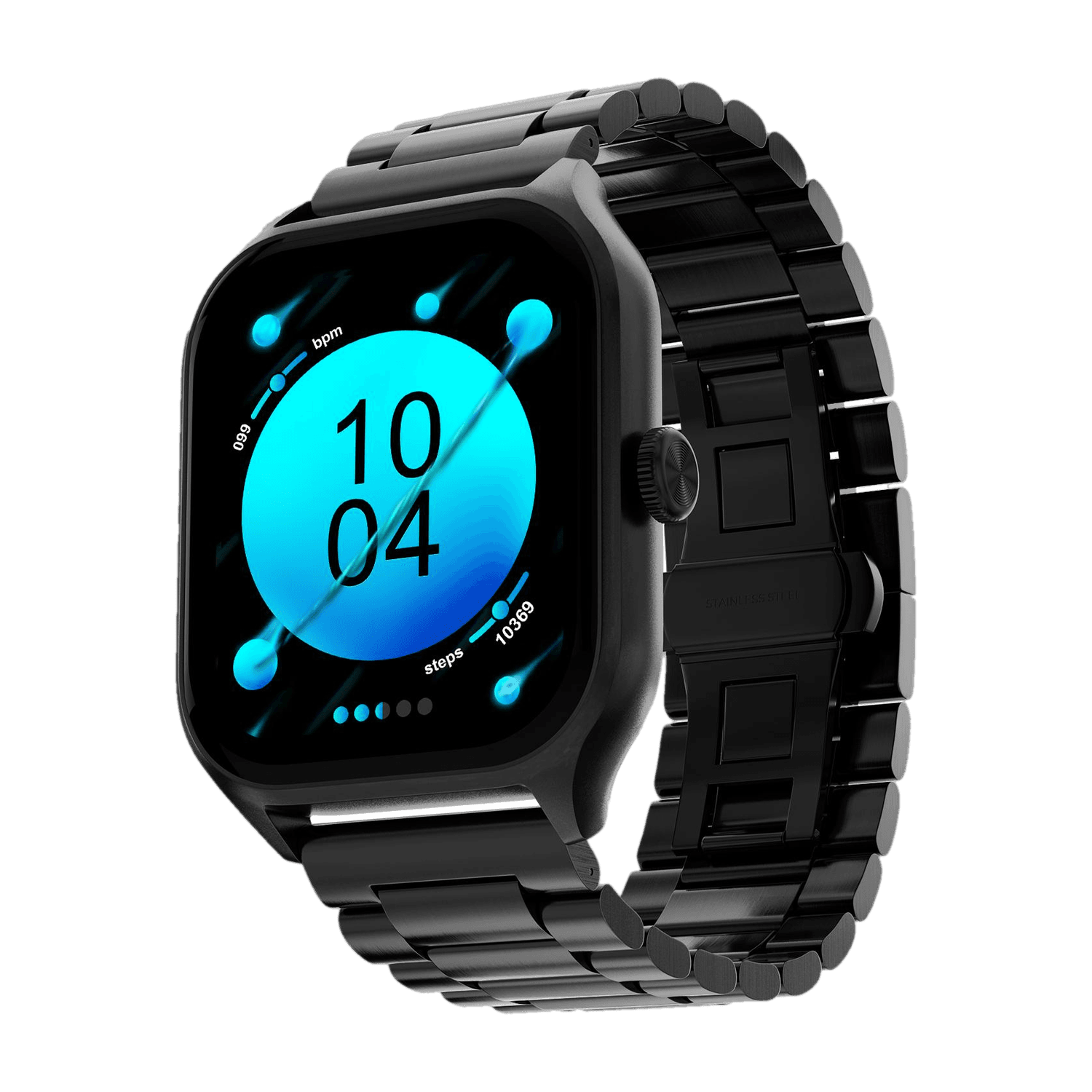 Fire-Boltt Stellaris Luxury Steel Watch 1.78 AMOLED Always-on Display with 123 Sports Mode Smartwatch