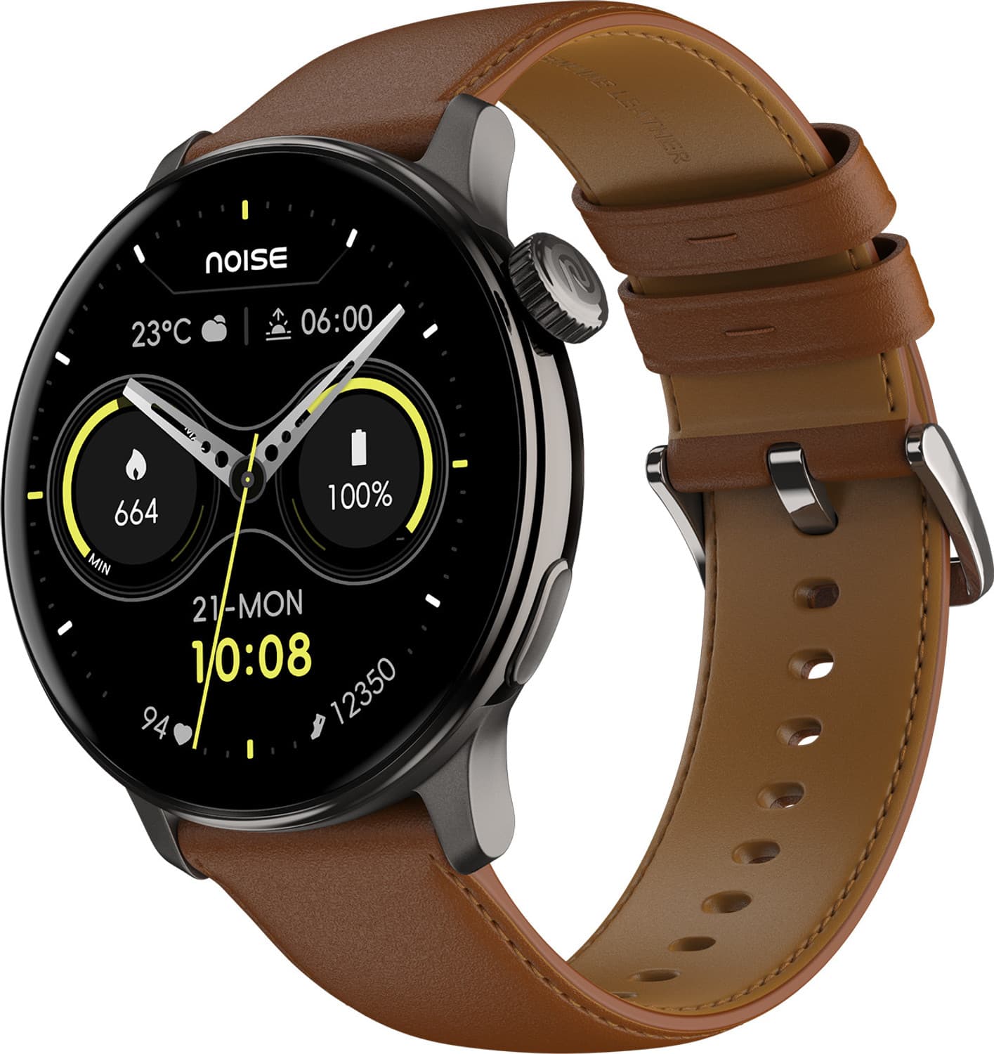Noise Pro 6R 1.46'' AMOLED 1000 NITS, Powered by Noise AI Pro, Built-in GPS, 3ATM Smartwatch