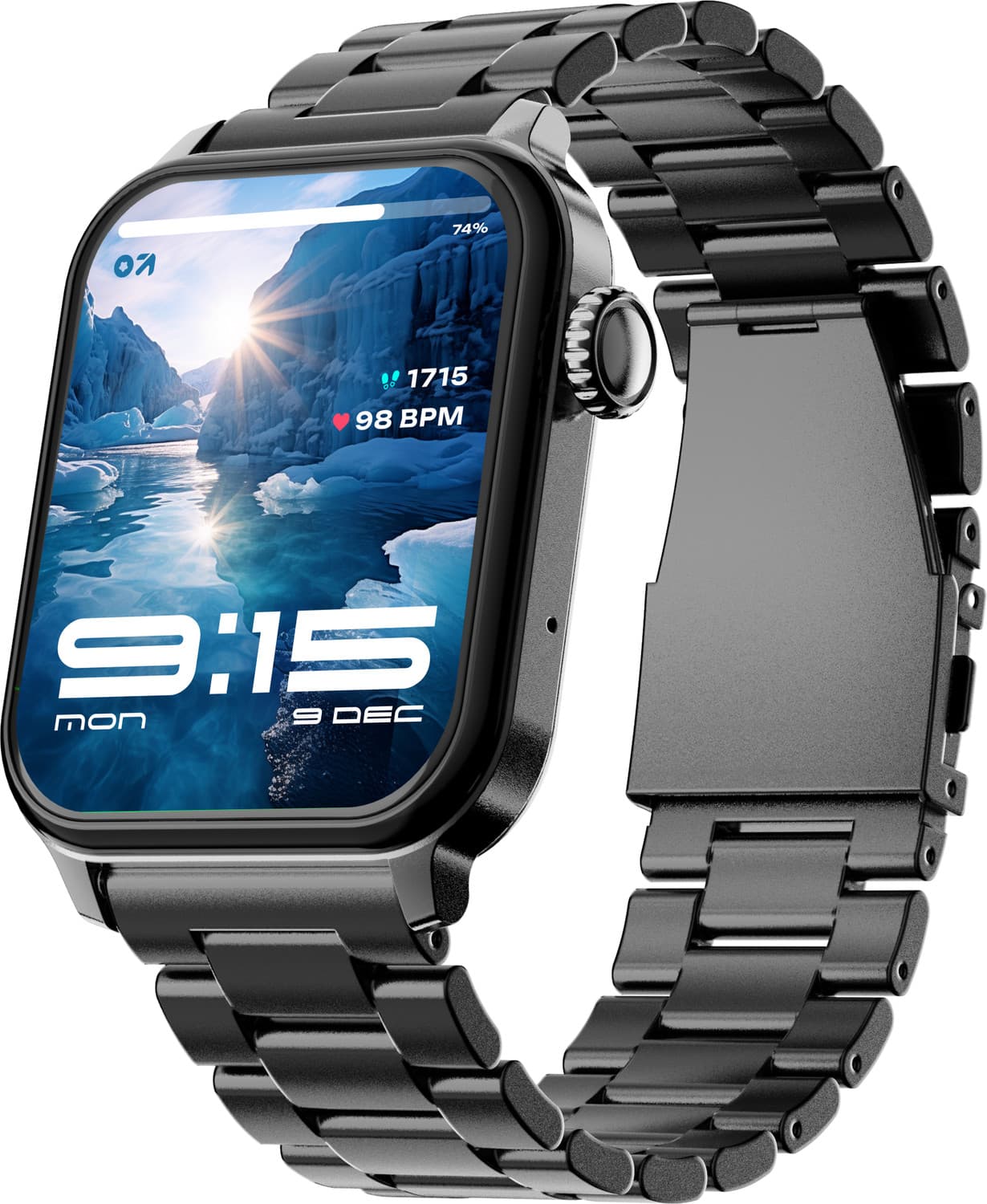 GOBOULT Drift 2, 15 days Battery life (600 mAh), 1.83" HD Screen, Fast charge, 500 Nits Smartwatch