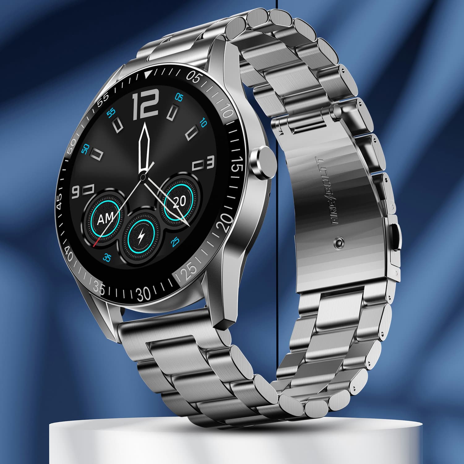 Fire-Boltt Talk Bluetooth Calling Smart Watch with SpO2, Metal Body & Luxury Design Smartwatch