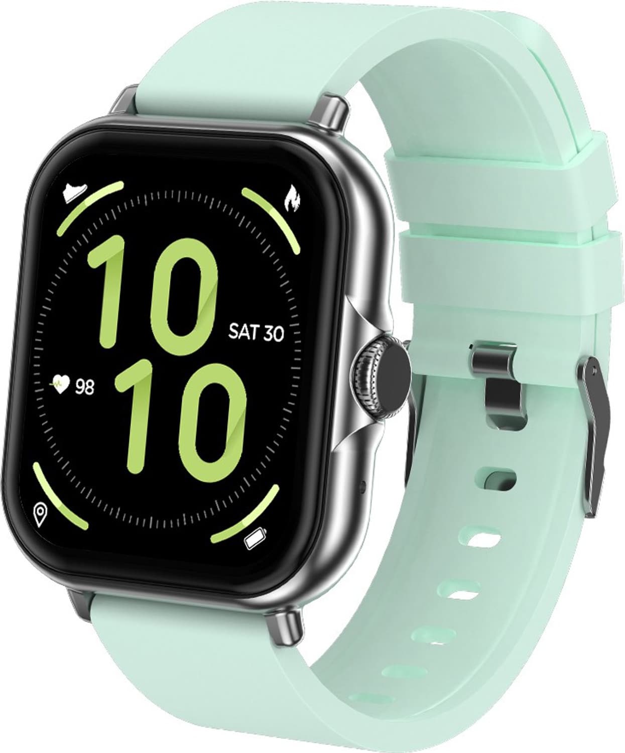 Pebble Spark Ace 1.85 Large HD Display, Health Suite, 100+ Watch Faces, 7 days battery Smartwatch