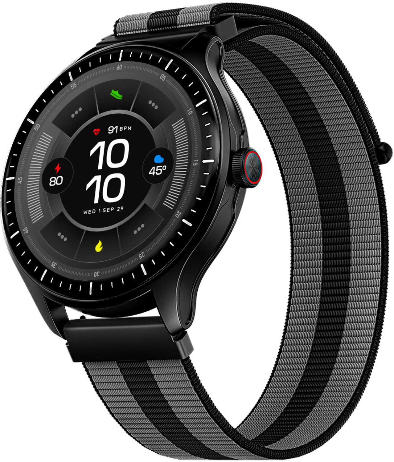 boAt Valour Watch 1 GPS, X2 Chipset, 6-Axis Motion Sensor, AI Nudges, 15 Days Battery Smartwatch