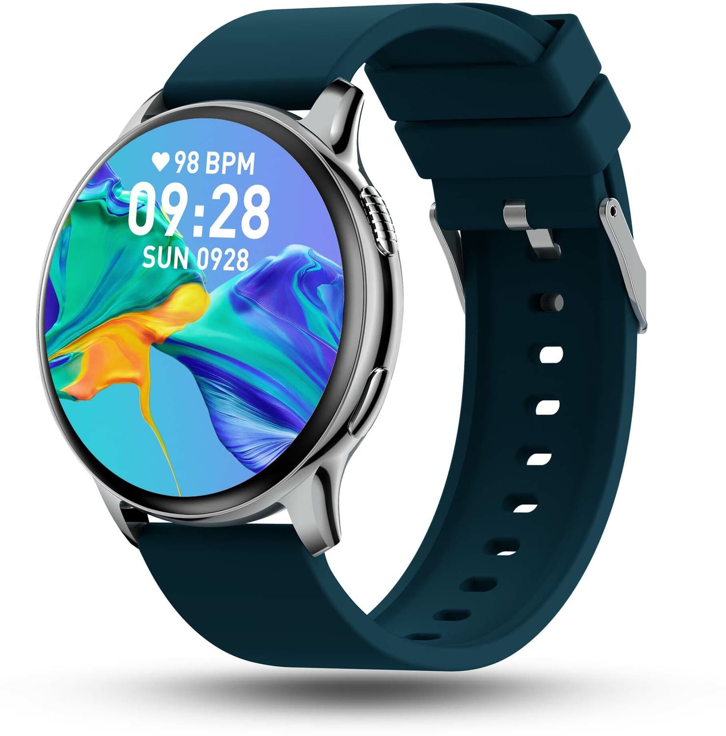 Pebble Cosmos Luxe 2.0 1.43" AMOLED Display with BT Calling and Responsive Watch Faces Smartwatch