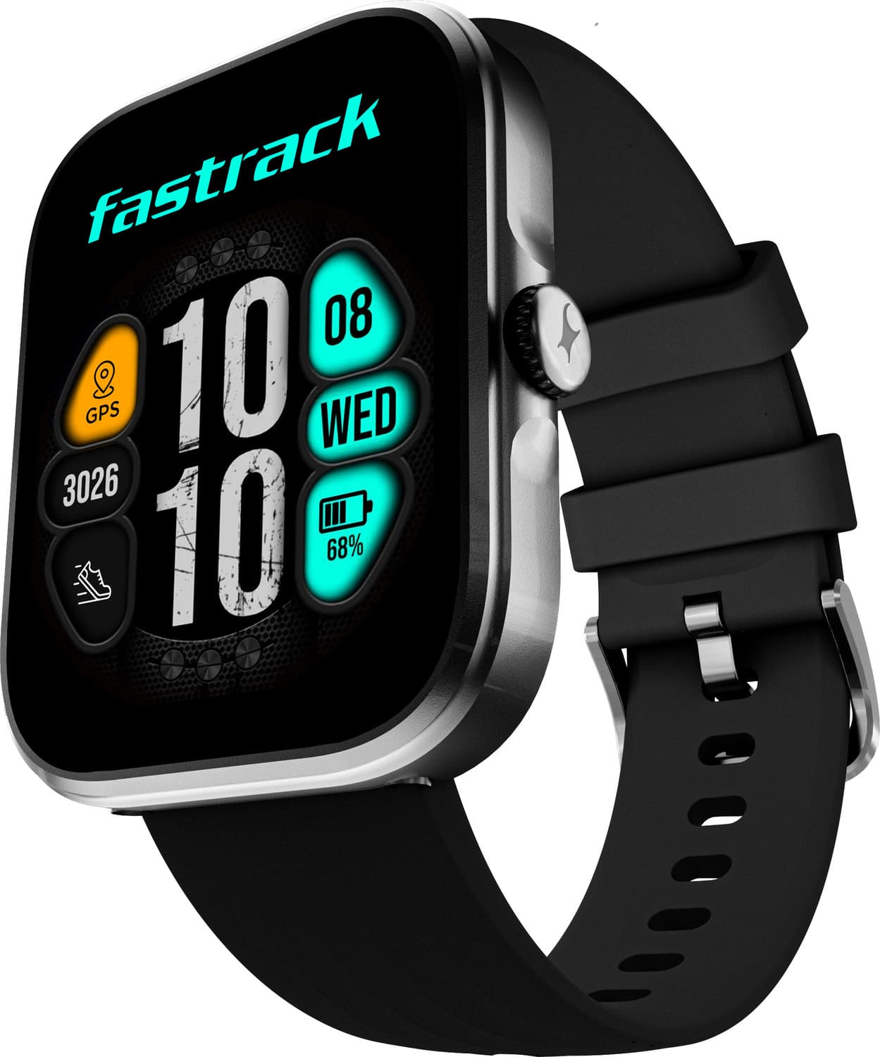 Fastrack Discovery-1.96''|Super AMOLED|In-Built GPS|Vo2 Max|Running Coach|IP68|BT Calling Smartwatch