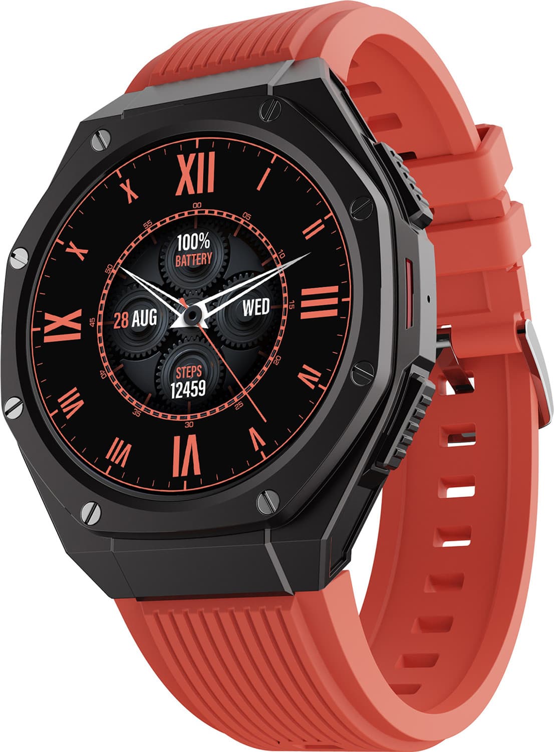 boAt Enigma X600 w/ 1.43" AMOLED Display, BT Calling & Ultra Premium Metal Body Smartwatch