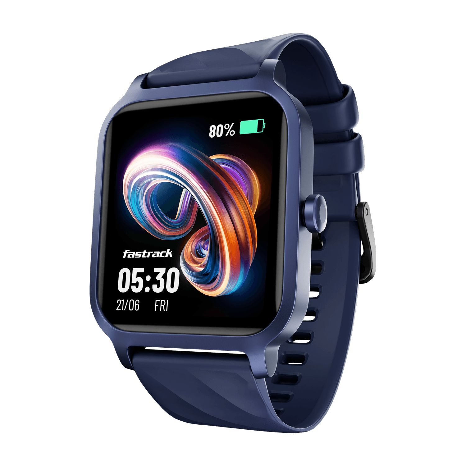 Fastrack Revoltt FS1|46.9mm Display|BT Calling|Working Crown|Fast Charge|110+ Sports Mode Smartwatch