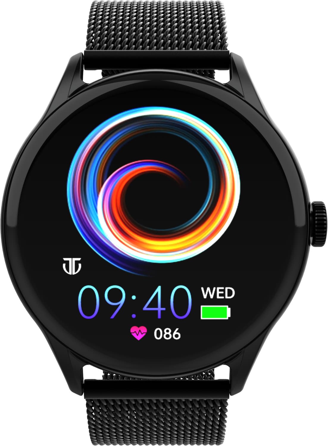 Titan Evoke with 1.43" AMOLED Display,1000 Nits Brightness,Rotating Crown,BT Calling Smartwatch