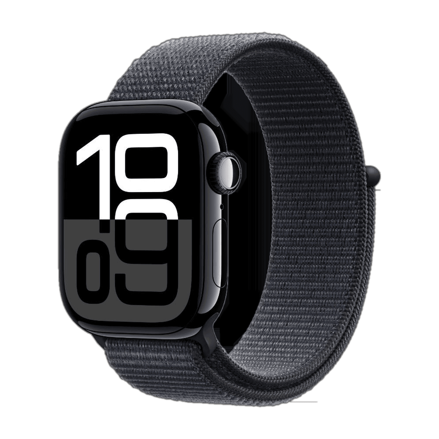 Apple Watch Series 10 GPS 42mm Jet Black Aluminium with Ink Sport Loop