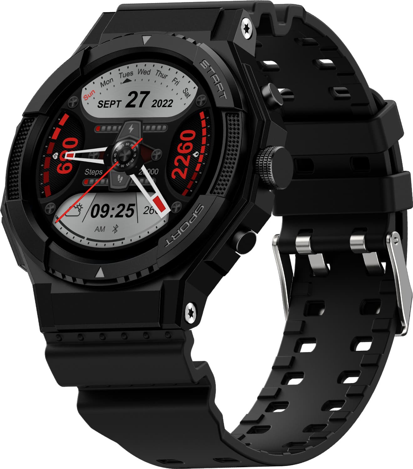 Fire-Boltt Expedition GPS Inbuilt Smart Watch, Bluetooth Calling 1.39 Display & 120+ Sports Smartwatch