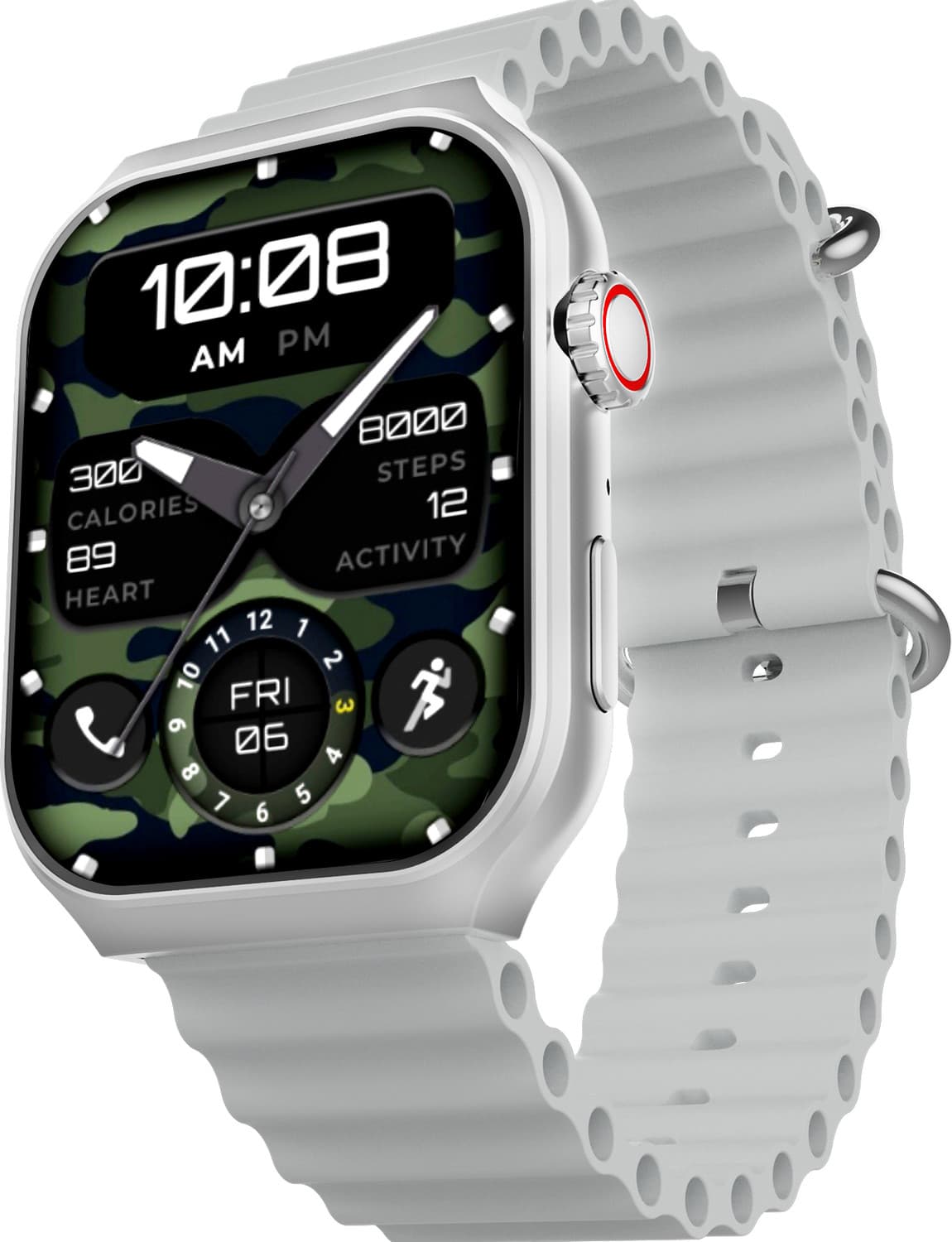 beatXP Marv Ultra 2.01” HD Always On Display Bluetooth Calling Smart Watch, Metal Body Smartwatch