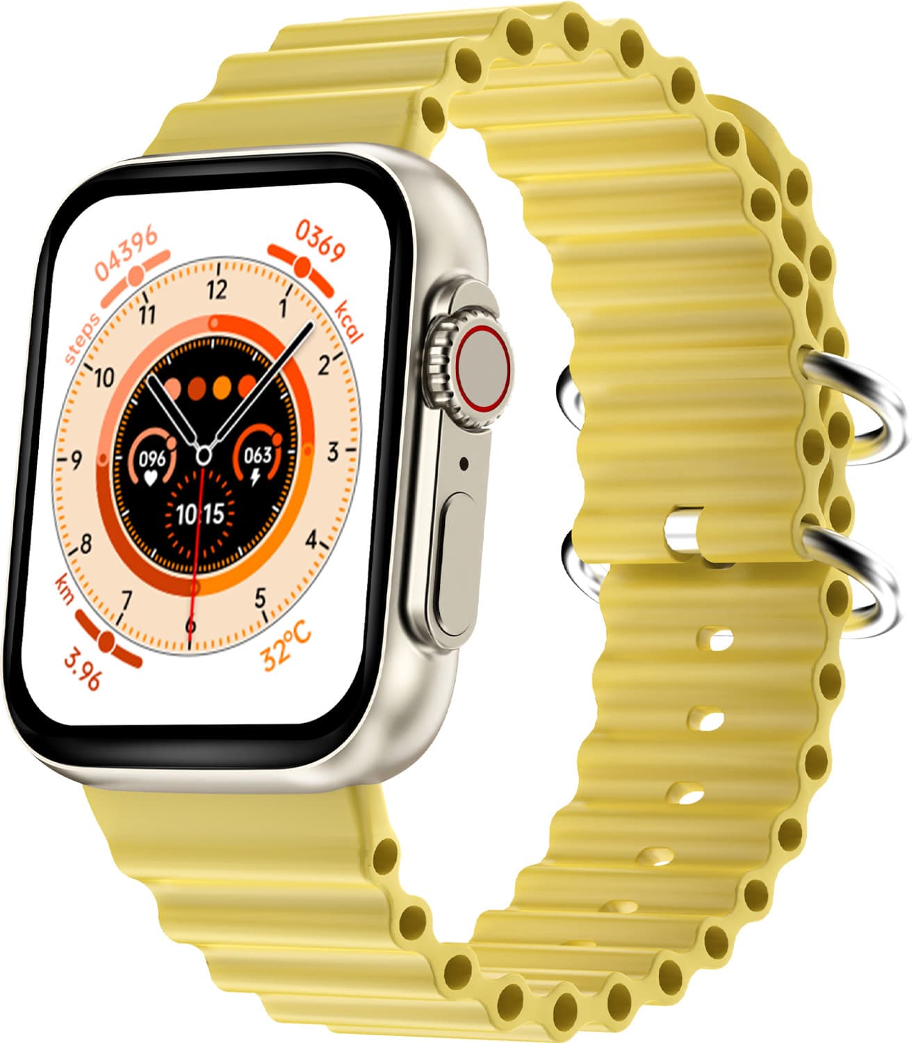 Fire-Boltt Gladiator 49.7mm Display, Bluetooth Call, 123 sports modes, IP67, voice assist Smartwatch
