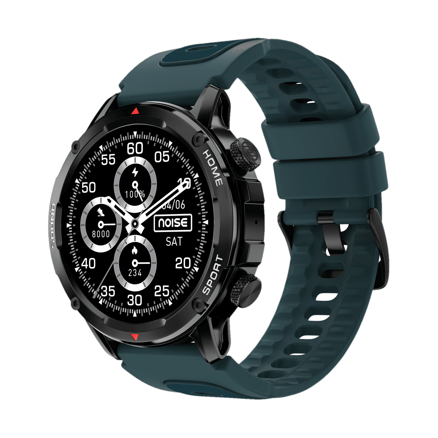 Noise Force 2 Sporty Rugged, 1.39" TruView Display, BT Calling, IP67 Water Resistance Smartwatch