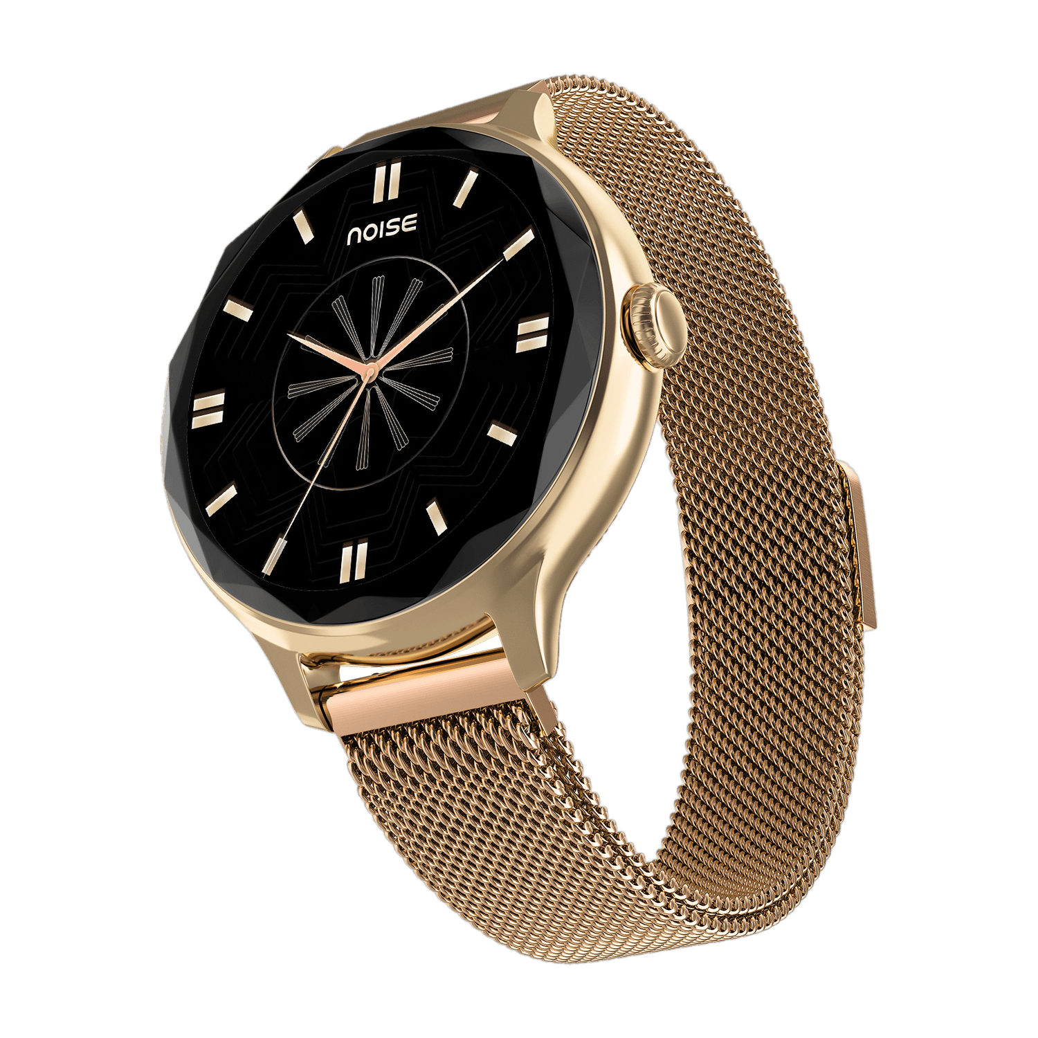Noise Grace Women's Collection 1.1 AMOLED Display with Diamond Cut Metal Dial Smartwatch