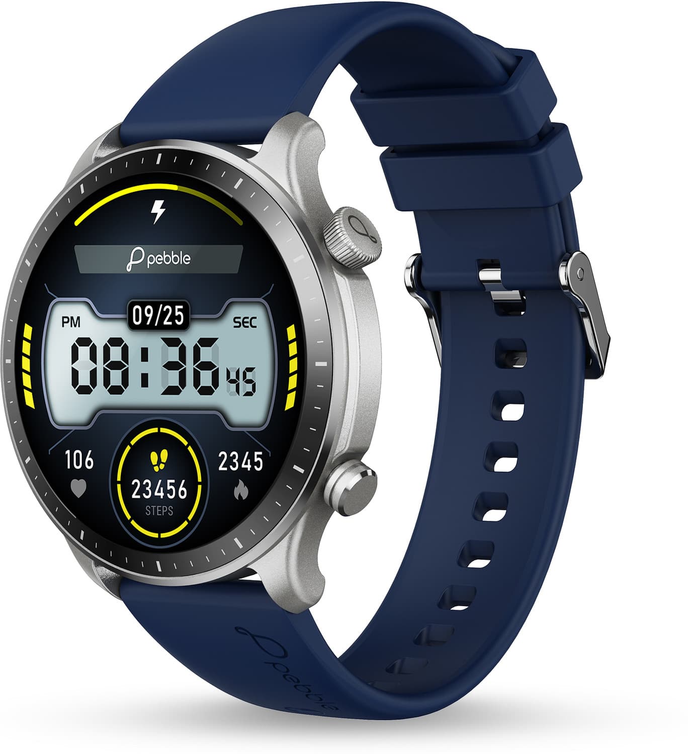 Pebble Luxe 3, 1.43" Amoled Display, 300Mah, BT Calling, Health Suite, DIY Watch Faces Smartwatch