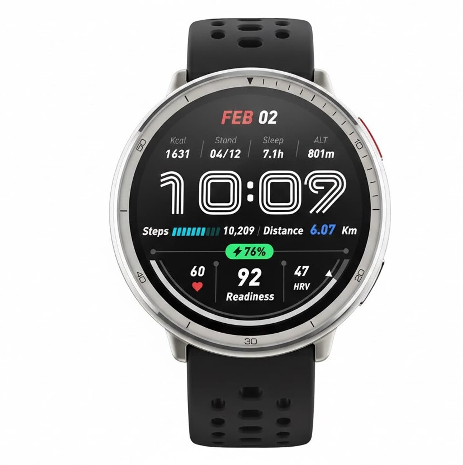 AMAZFIT Active 2 Standard AMOLED GPS with 160+ Sports & Health Tracking Smartwatch