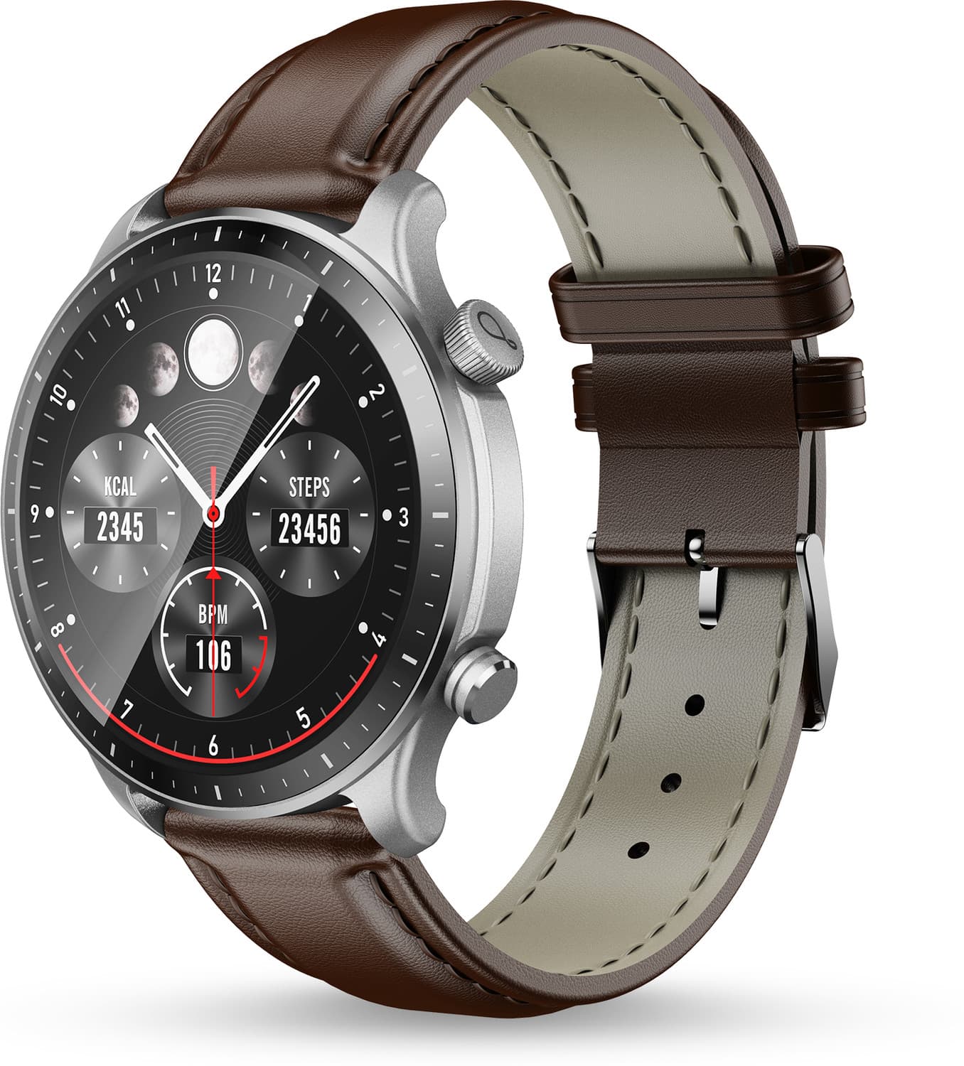 Pebble Luxe 3, 1.43" Amoled Display, 300Mah, BT Calling, Health Suite, DIY Watch Faces Smartwatch