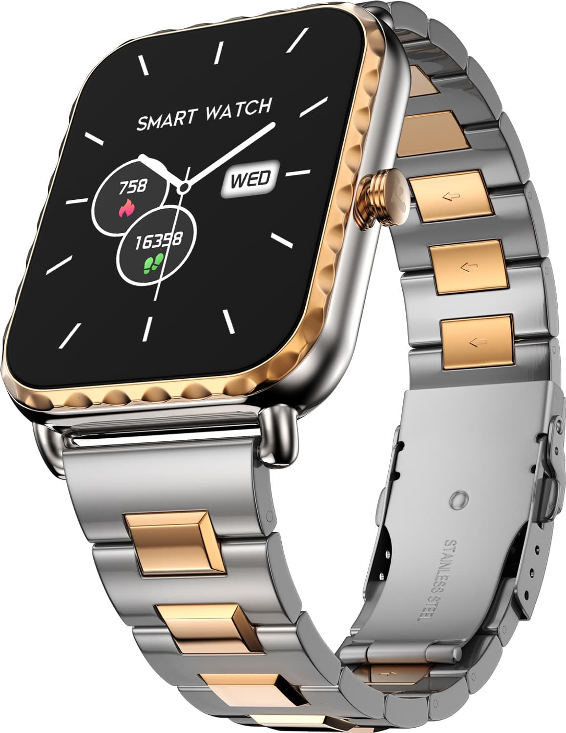 Fire-Boltt Jewel Luxury Stainless Steel, 1.85", 320*386 px & Bluetooth calling Smartwatch