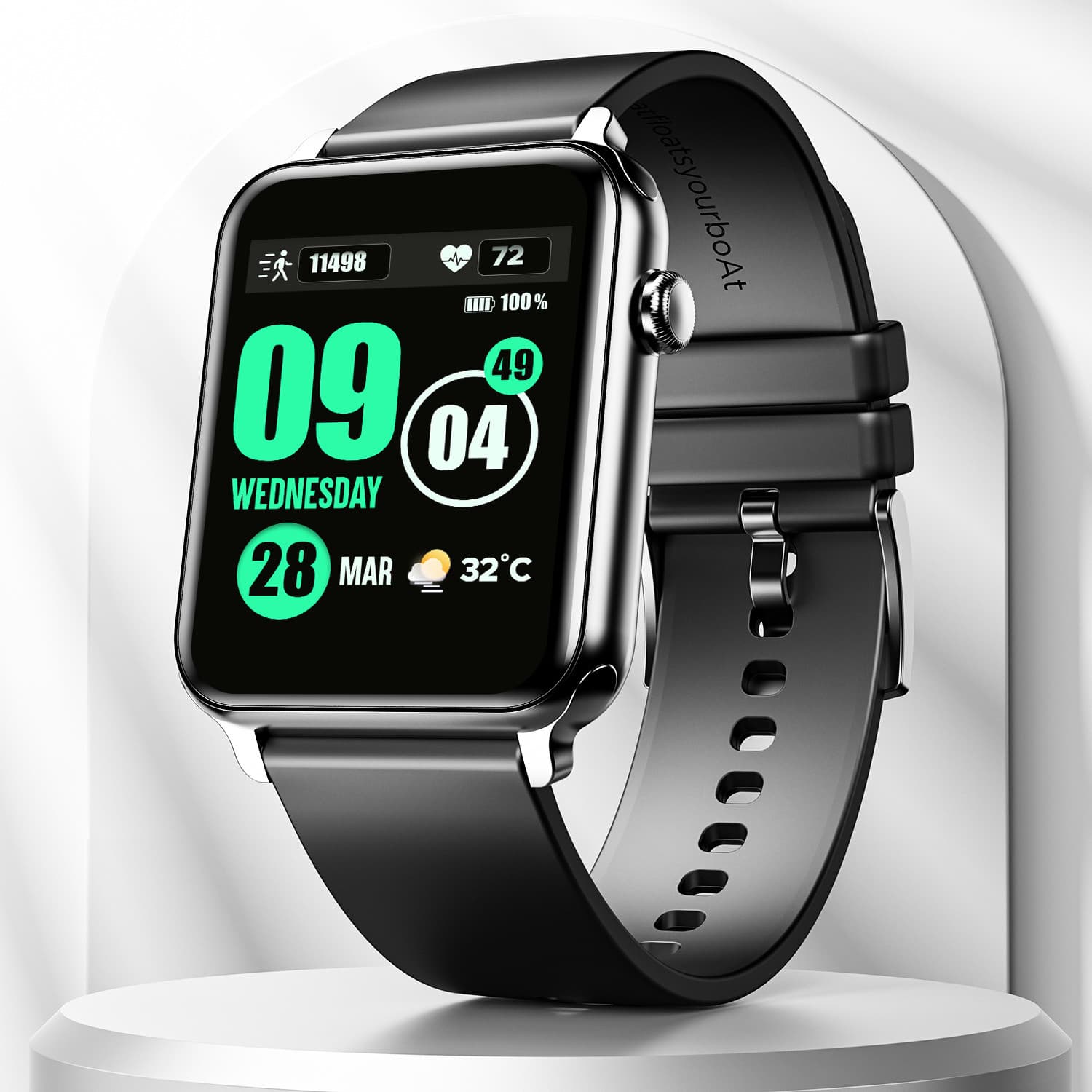 boAt Storm Call with Bluetooth Calling and 1.69inch HD Display Smartwatch