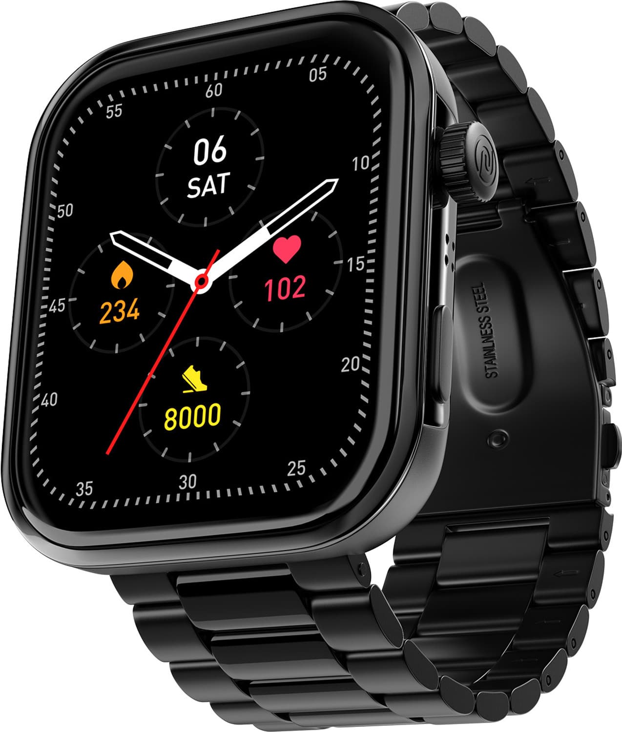 Noise Pro 5 Max 1.96 AMOLED Display, Post Workout Analysis, DIY Watch face, BT Calling Smartwatch