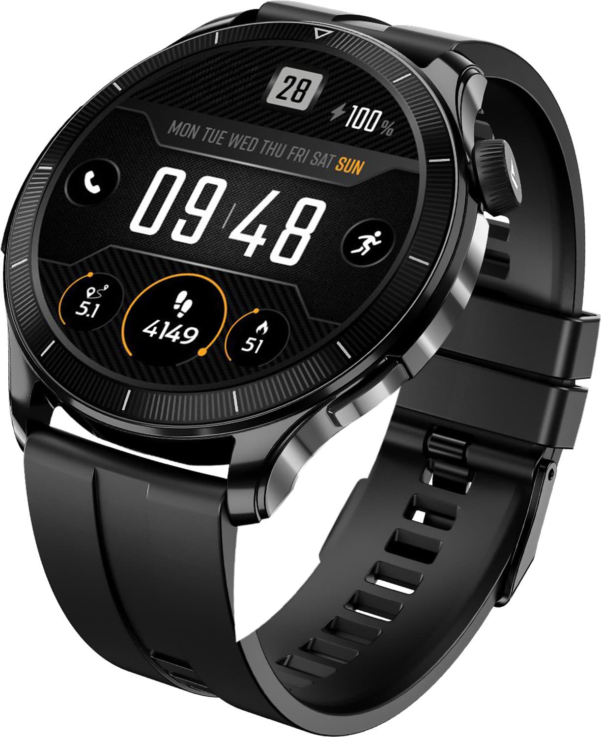 boAt Chrome Eon,AI Coach Health Insights,1.43inchAMOLED Display,Advanced S1 Processor Smartwatch