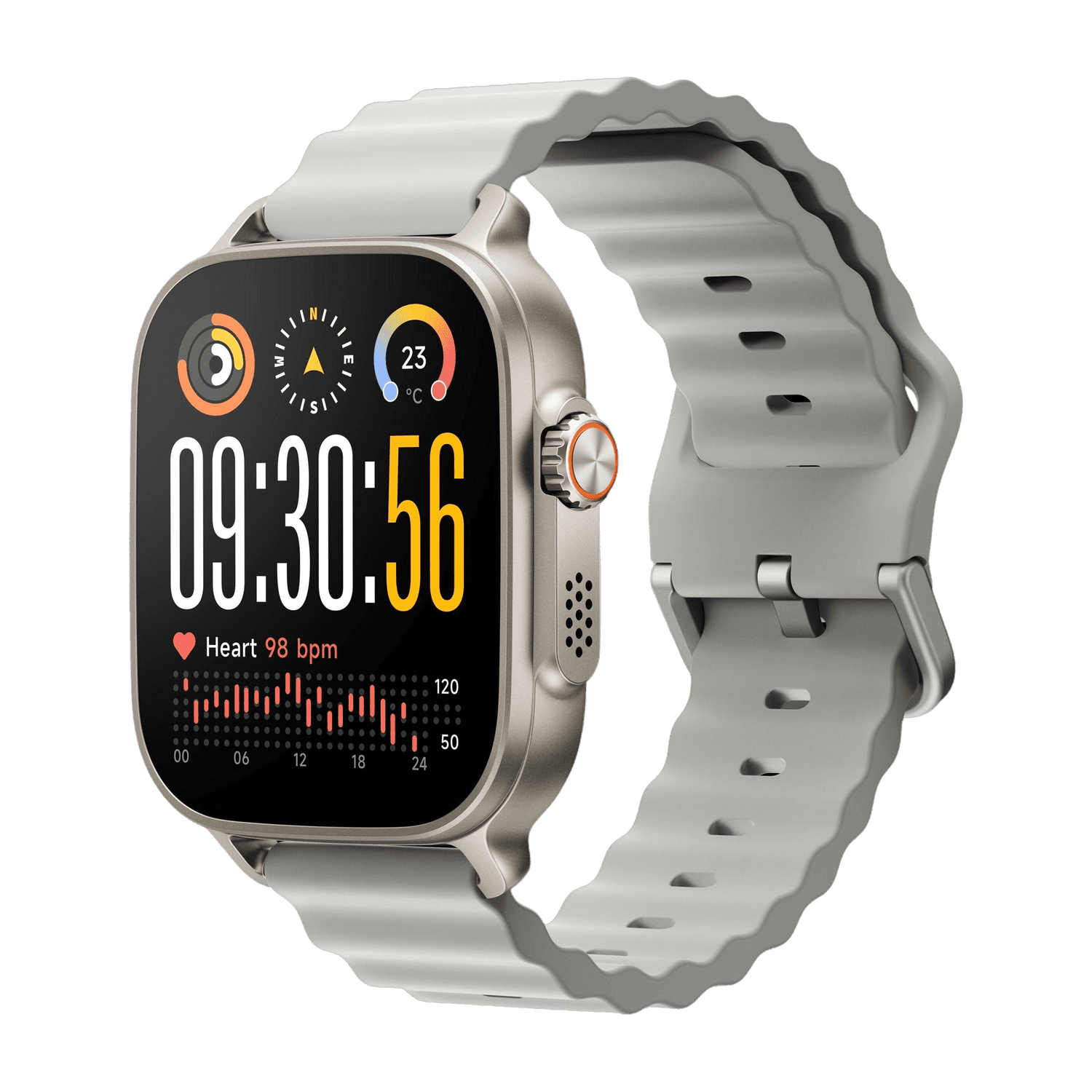 realme Watch 5,1.97" AMOLED,upto 20 Days Battery,BT Calling,GPS,Compass,IP68 Smartwatch