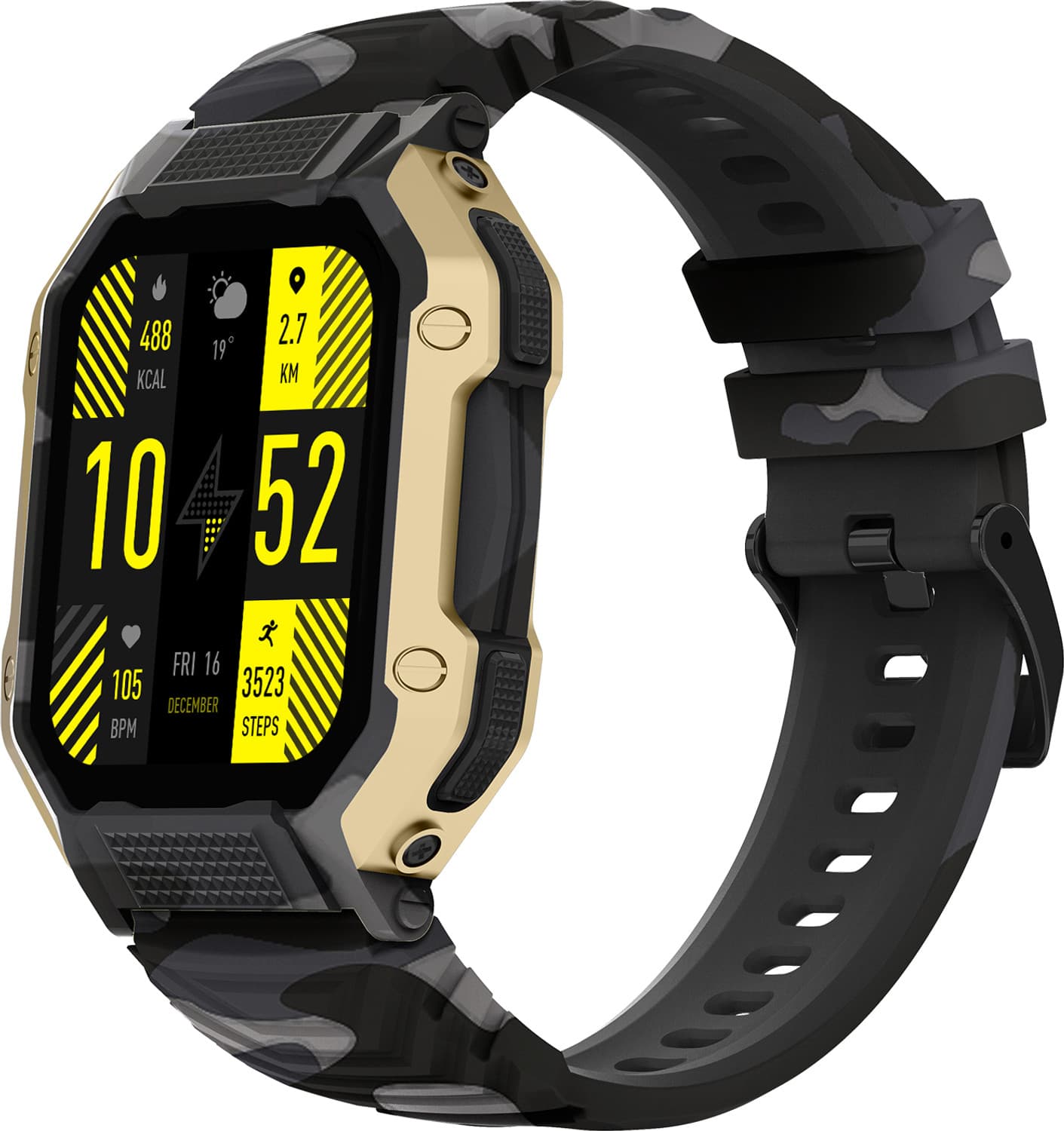 Fire-Boltt Shark 1.83'' Smartwatch with Rugged Outdoor Design, Bluetooth Calling Smartwatch